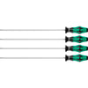 Wera 367 4 torx® hf kraftform plus schroevendraaierset met vasthoudfunctie met 300 mm lange klingen (zwart groen, 4‑delig)