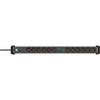 Brennenstuhl premium-alu-line stekkerdoos 12-voudig stekkerdoos (zwart zilver)