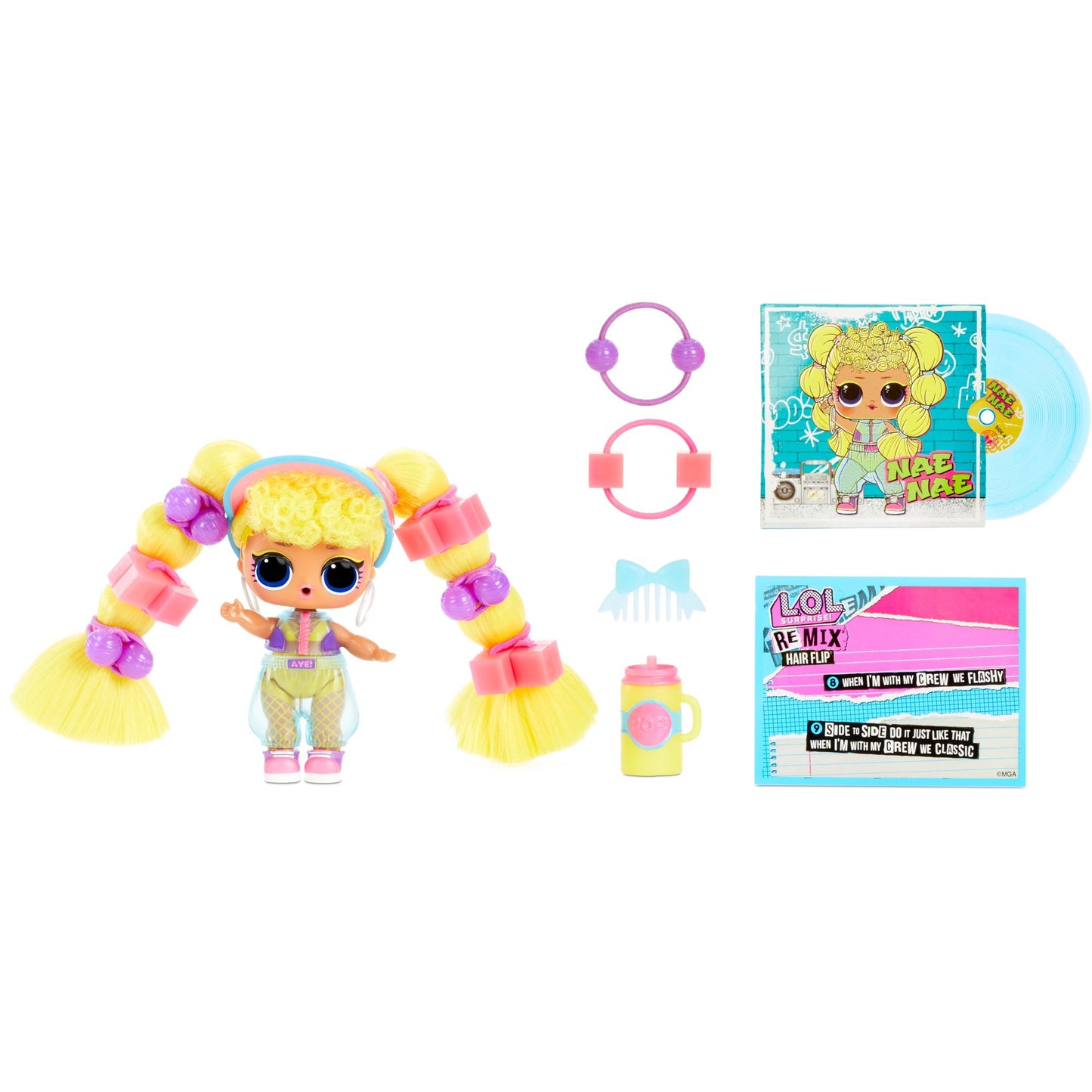 Mga entertainment l.o.l. surprise! - remix hairflip pop (assortiment product)
