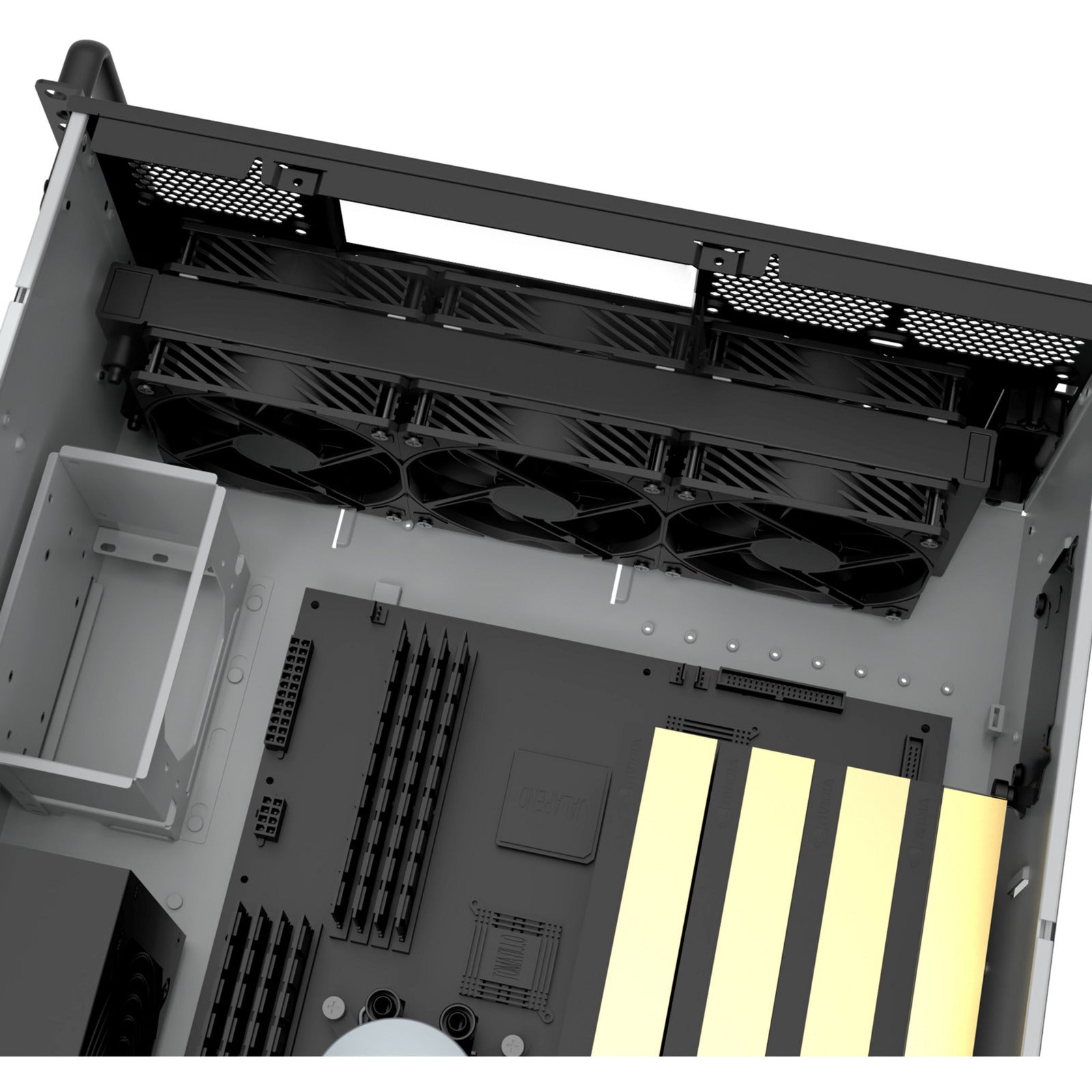 Silverstone rm53-502 rack behuizing (zwart)