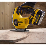 Stanley fatmax v20 18v decoupeerzaag (geel zwart, koffer, 2 accu's (2.0ah) en oplader (4a) inbegrepen) - afbeelding 13