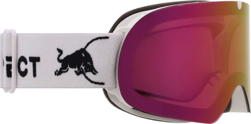 Red bull spect eyewear soar-16ro2 red with purple mirror - ski goggle