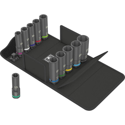 Wera impaktor deep set 1 05004841001 dopsleutelinzetset 1 2 11-delig