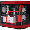 Hyte y60 midi tower behuizing (rood zwart | 3x usb-a | tempered glass)