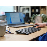 Trust lyra compact draadloos toetsenbord (zwart, us lay-out (qwerty), scissor switches, 65%, 2,4 ghz usb, bluetooth) - afbeelding 8
