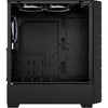 Sharkoon rgb hex midi tower behuizing (zwart | 2x usb-a | 1x usb-c | rgb | tempered glass)