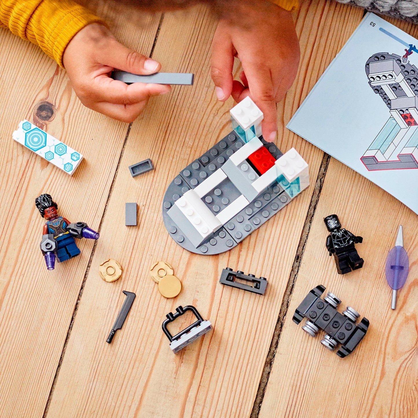 Lego marvel - shuri’s lab constructiespeelgoed (76212)
