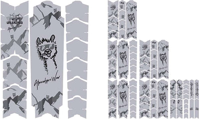Unleazhed unscratch frame protector film - alpocalypse alpine rose samerberg black matt