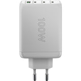 Goobay 100w gan usb-c pd multiport snellader (wit, 3x usb-c, 1x usb-a) - afbeelding 3