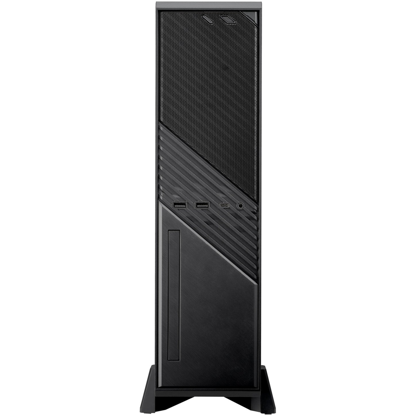 Silverstone milo 12 mini tower behuizing (zwart | 2x usb-a | 1x usb-c)