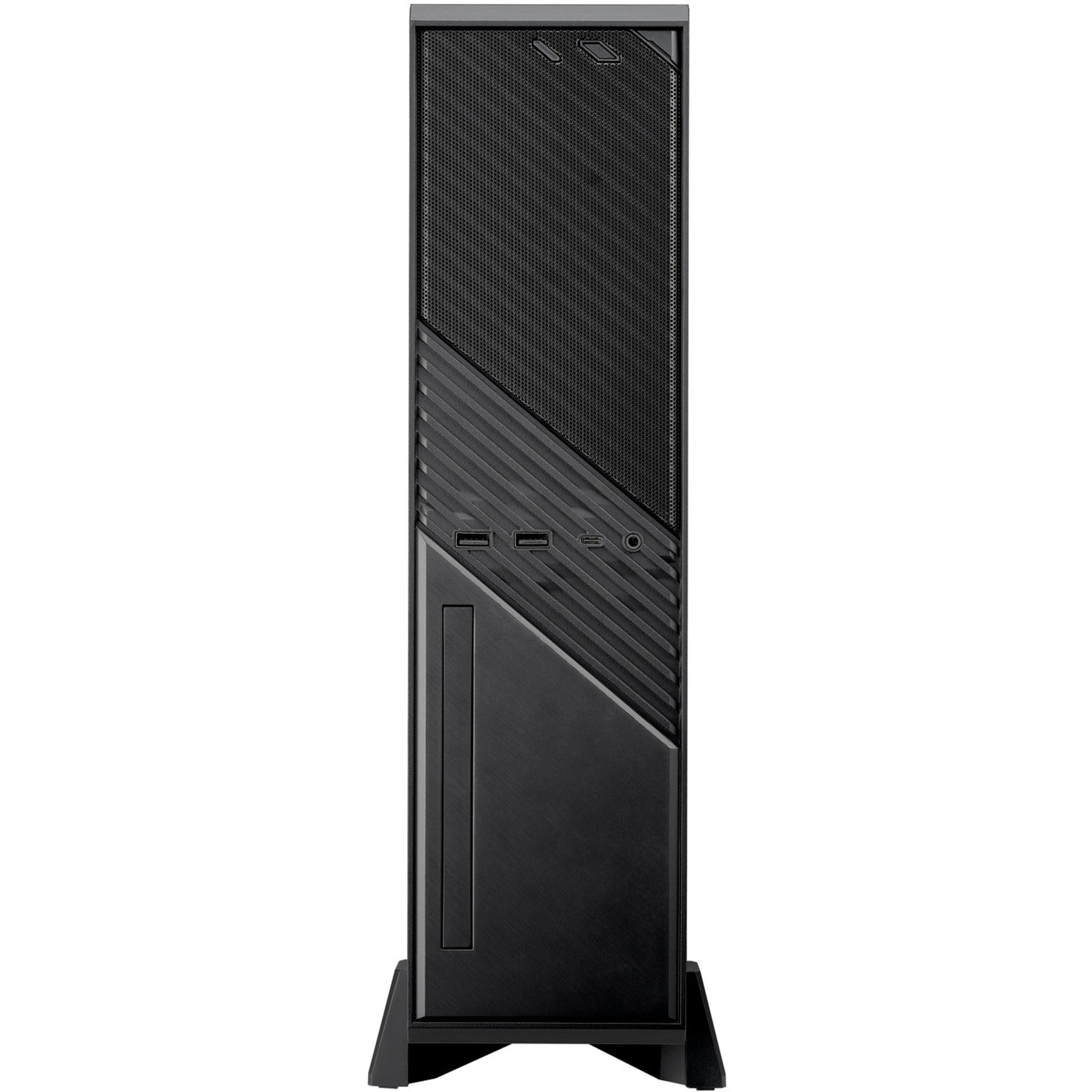 Silverstone milo 12 mini tower behuizing (zwart | 2x usb-a | 1x usb-c)