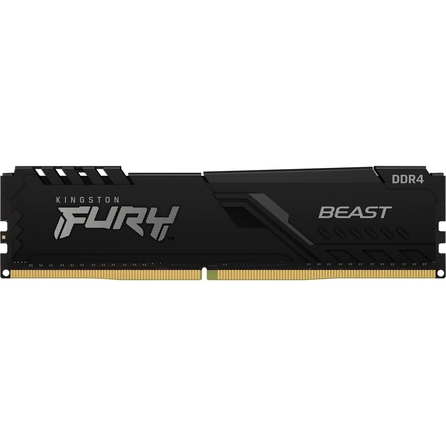 Kingston fury beast 16 gb ddr4-3200 (1x 16 gb) werkgeheugen (zwart, kf432c16bb1 16, xmp 2.0)