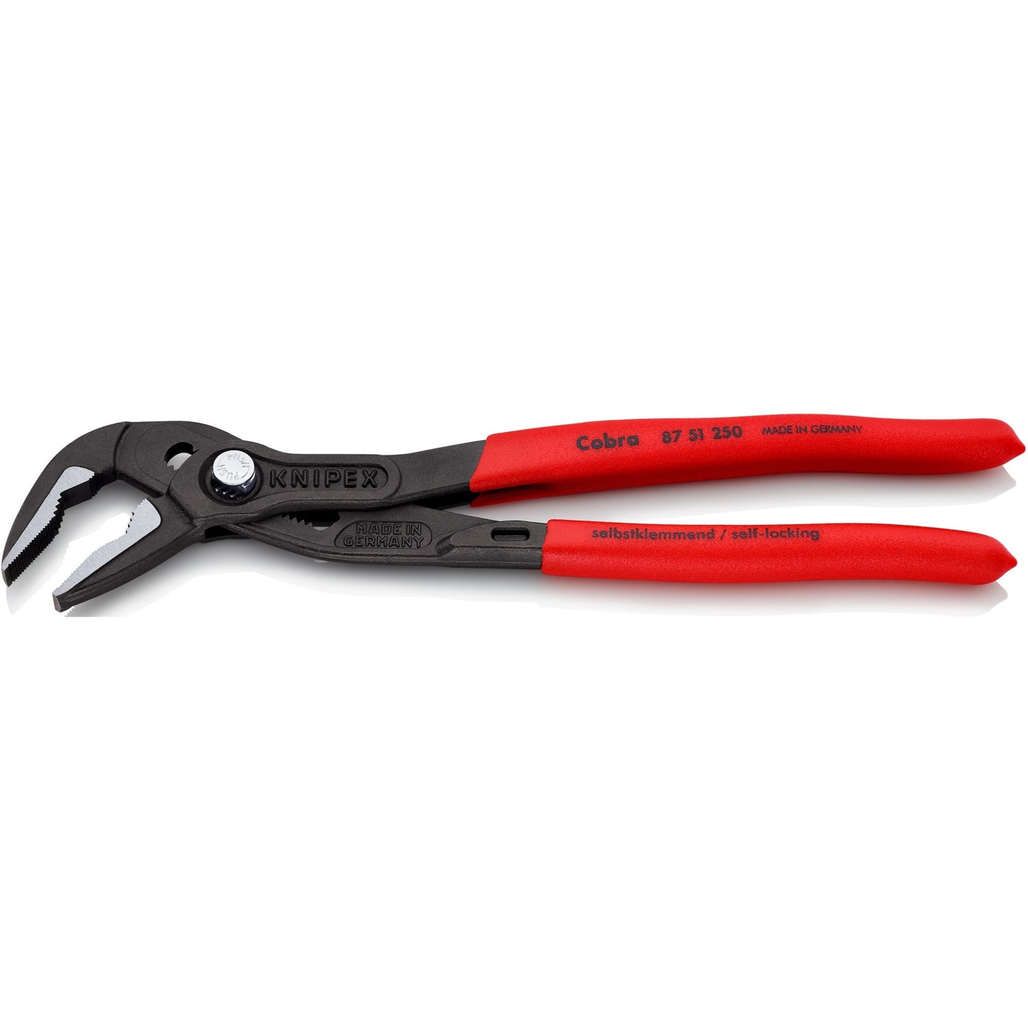 Knipex cobra es waterpomptang 8751250 zweedse- waterpomp-tang (rood, 250 mm)