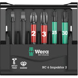 Wera bit-check 6 impaktor 2 bitset (zwart, 6-delig) - afbeelding 3