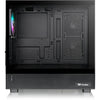 Thermaltake view 270 tg argb midi tower behuizing (zwart | 2x usb-a | 1x usb-c | rgb | tempered glass)