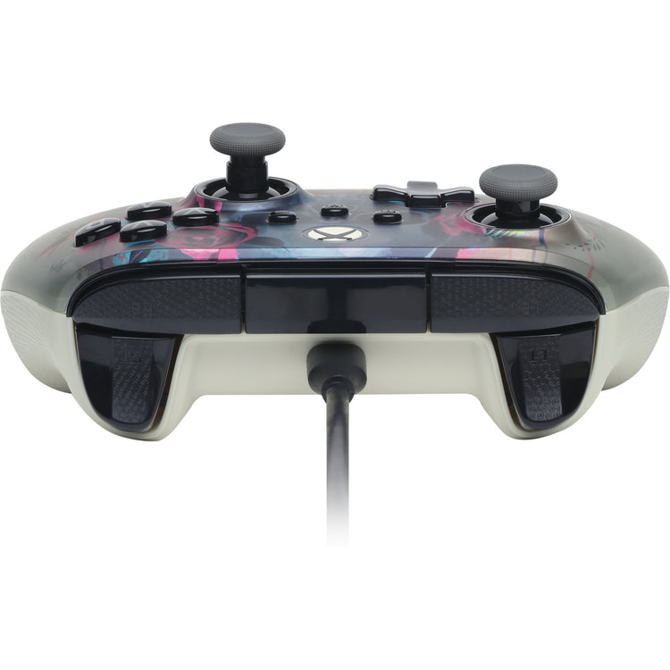 Powera advantage plus bedrade controller voor xbox series x|s - bloom gloom (zilver, xbox series x|s, xbox one, pc)