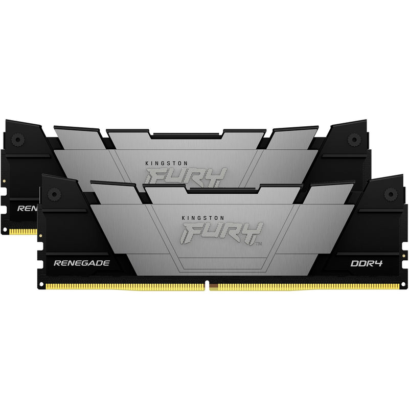 Kingston fury renegade 32 gb ddr4-3600 (2x 16 gb) werkgeheugen (zwart, kf436c16rb12k2 32, xmp 2.0)
