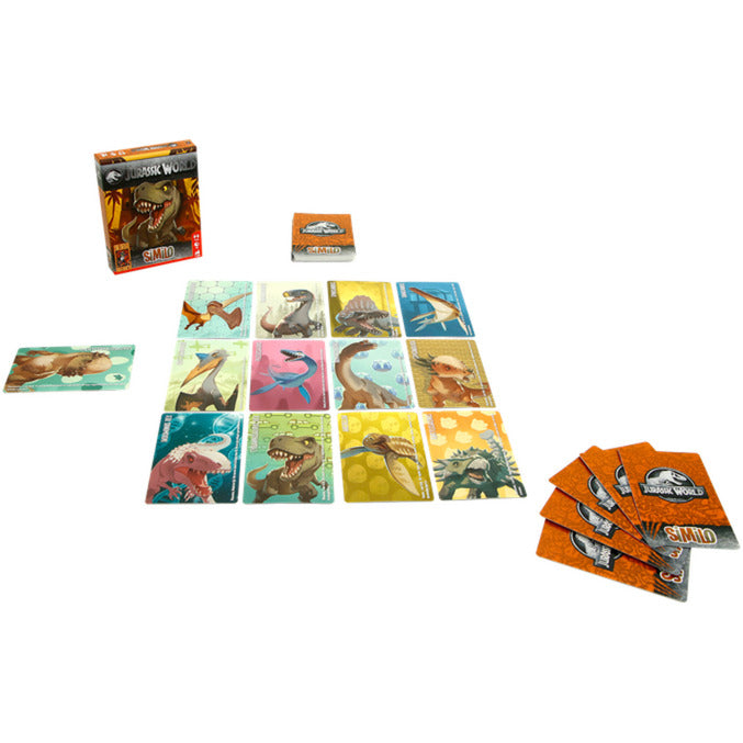999games 999 games similo: jurassic world kaartspel (nederlands, 2 - 8 spelers, 10 minuten, vanaf 7 jaar)