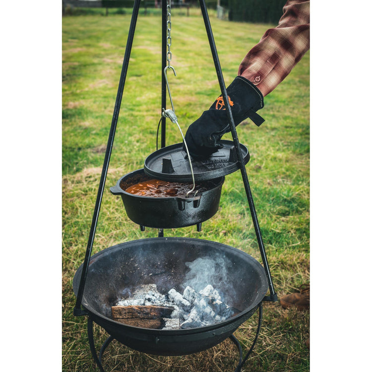 The windmill dutch oven 6 qt kookpan (zwart, ø 31.5 cm | 5.9 liter)