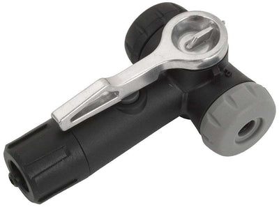 Katana twin valve pump head with release lever