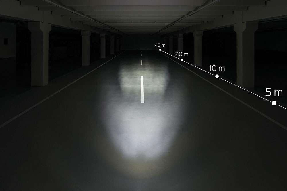 Koplamp Busch en Müller Upp N Led voor naafdynamo 30 Lux - zwart