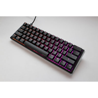 Ducky one 3 classic mini rgb mechanisch toetsenbord (zwart, us lay-out (qwerty), cherry mx brown, 60%, rgb led, double-shot pbt, hot-swappable, quack mechanics)