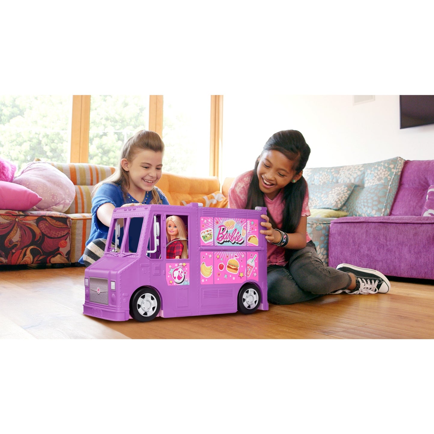 Barbie fresh 'n' fun food truck poppen accessoires