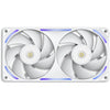 Nzxt f240x rgb case fans (wit, 2 stuks, 240 x 120 x 30 mm, pwm)