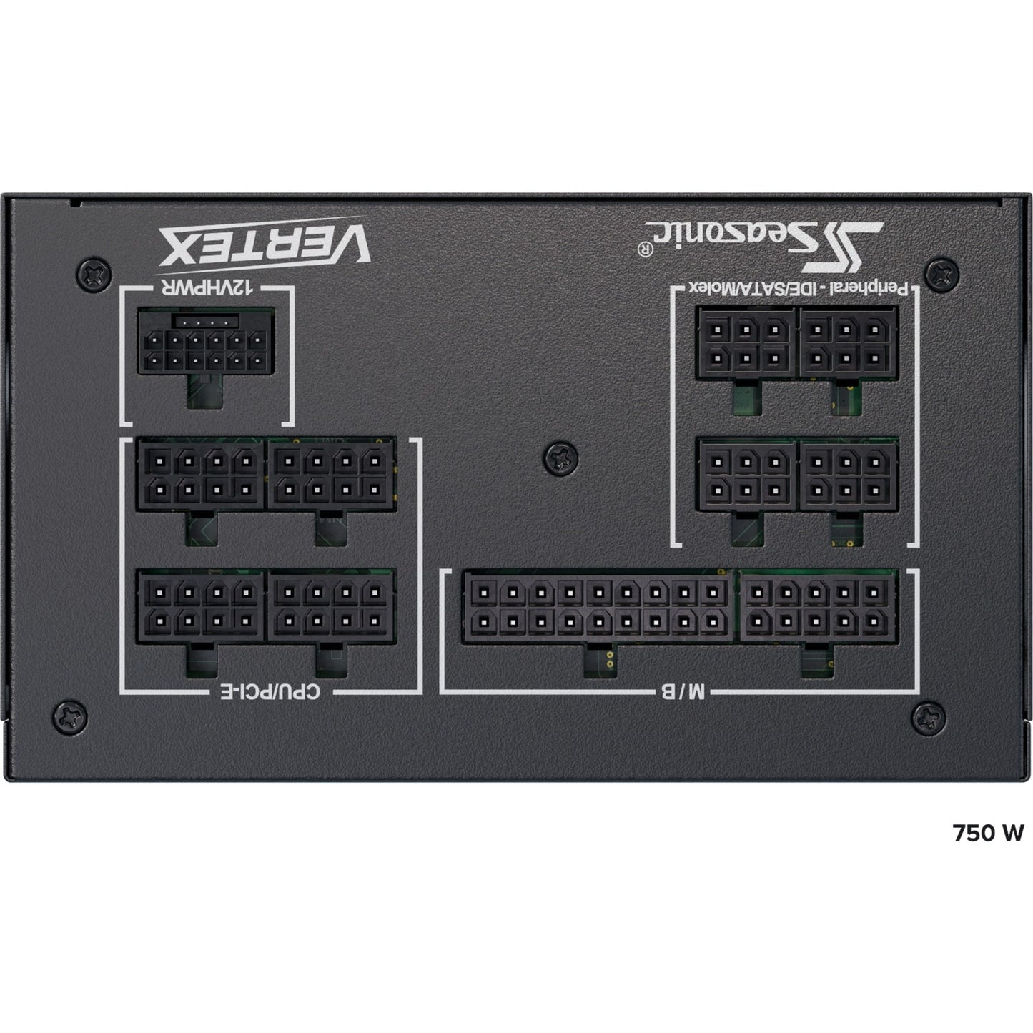 Seasonic vertex px-750, modulaire 750 watt voeding (zwart, 2x pcie)