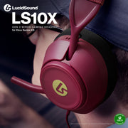 Powera lucidsound ls10x gen 2 bedrade gamingheadset voor xbox series x|s - robijn over-ear gaming headset (donkerrood, xbox series x|s, xbox one, pc) - afbeelding 15