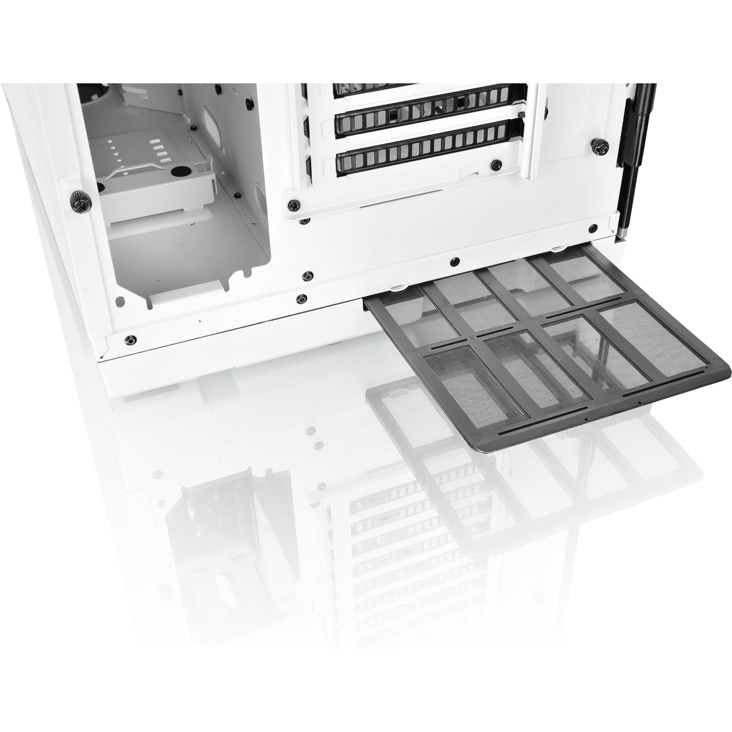 Thermaltake view 51 tg snow argb edition midi tower behuizing (wit | 4x usb-a | 1x usb-c | rgb | window)