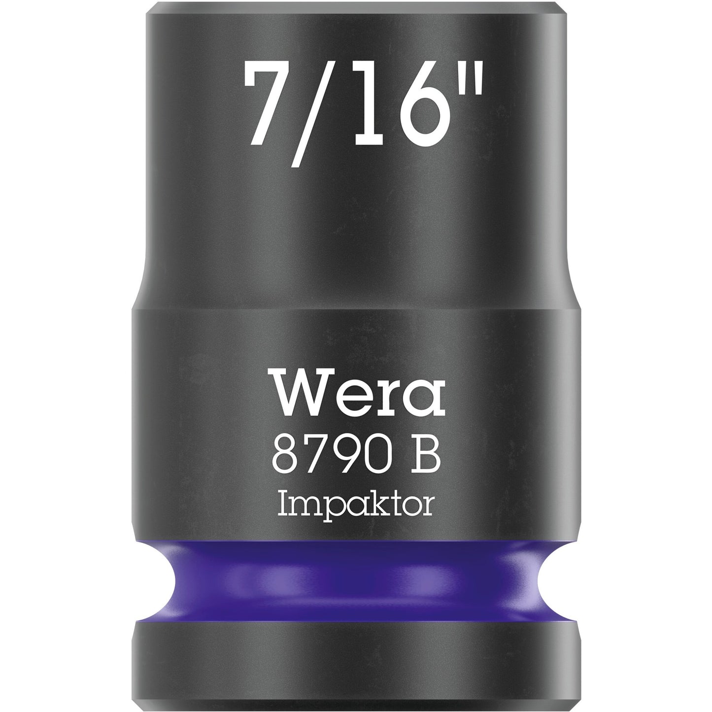 Wera 9608 dop-magneetstrip b impaktor imperial 1 dopsleutel (zwart groen, 9‑delig)