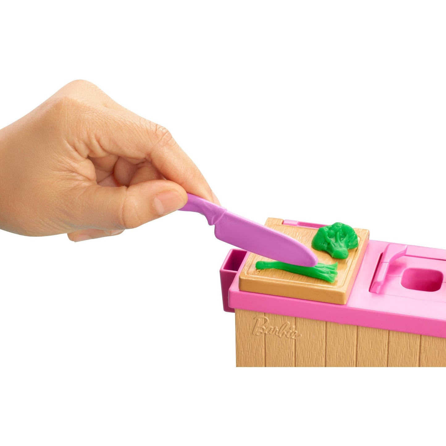 Barbie noodle bar speelset en pop