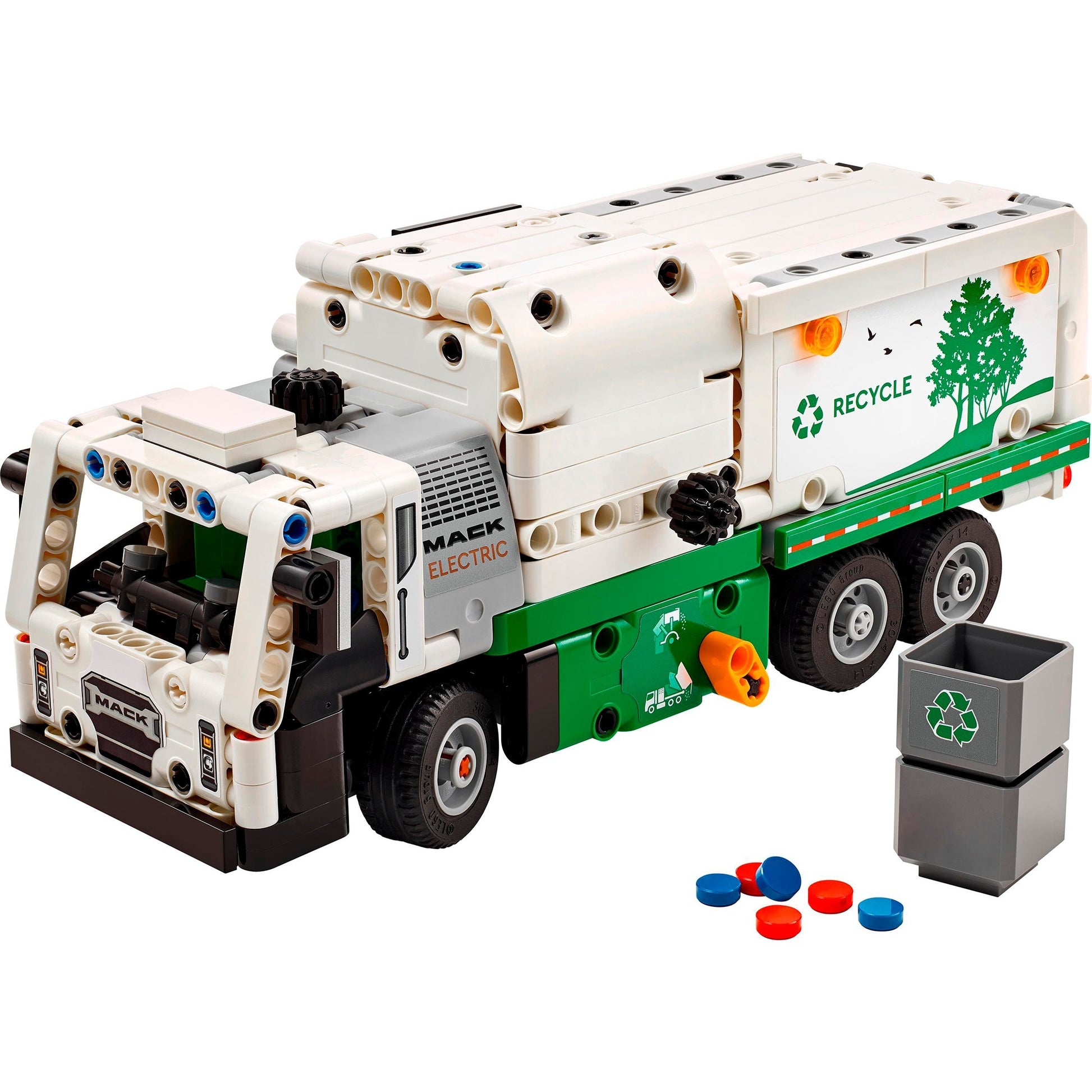 Lego technic mack lr electric vuilniswagen - 42167