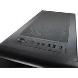Inter-tech cxc2 midi tower behuizing (zwart | 3x usb-a | window) - afbeelding 9