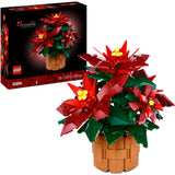 Lego icons kerstster poinsettia - 10370 - afbeelding 1