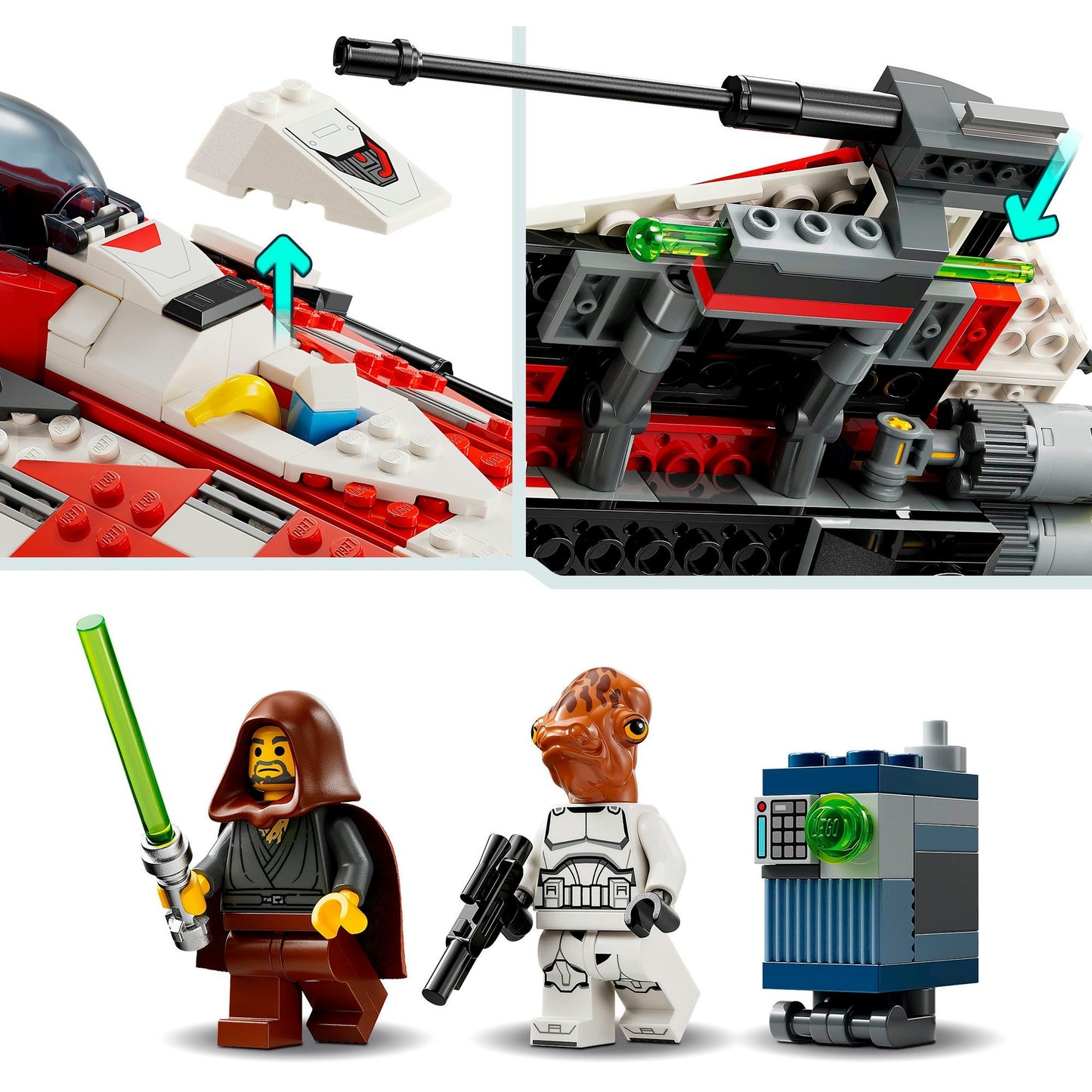 Lego star wars - jedi bobs starfighter constructiespeelgoed (75388)