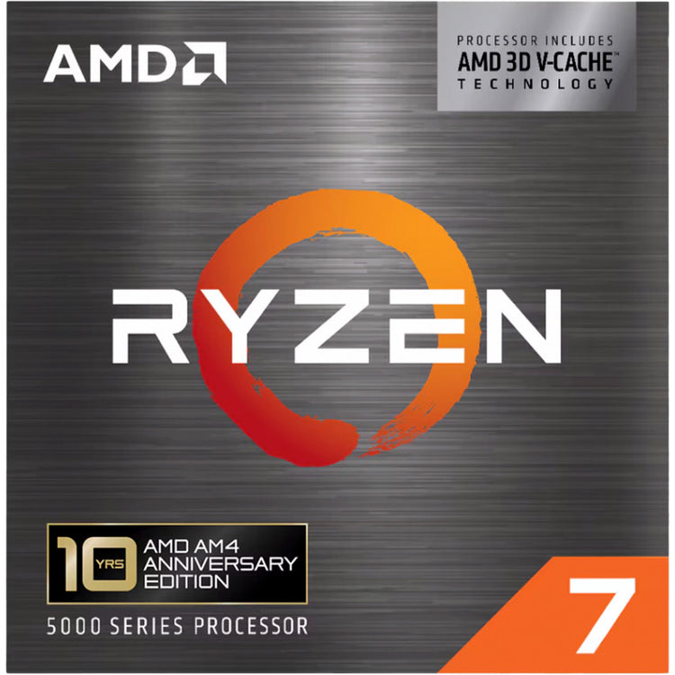 Amd ryzen 7 5800x3d, 3,4 ghz (4,5 ghz turbo boost) socket am4 processor (boxed)