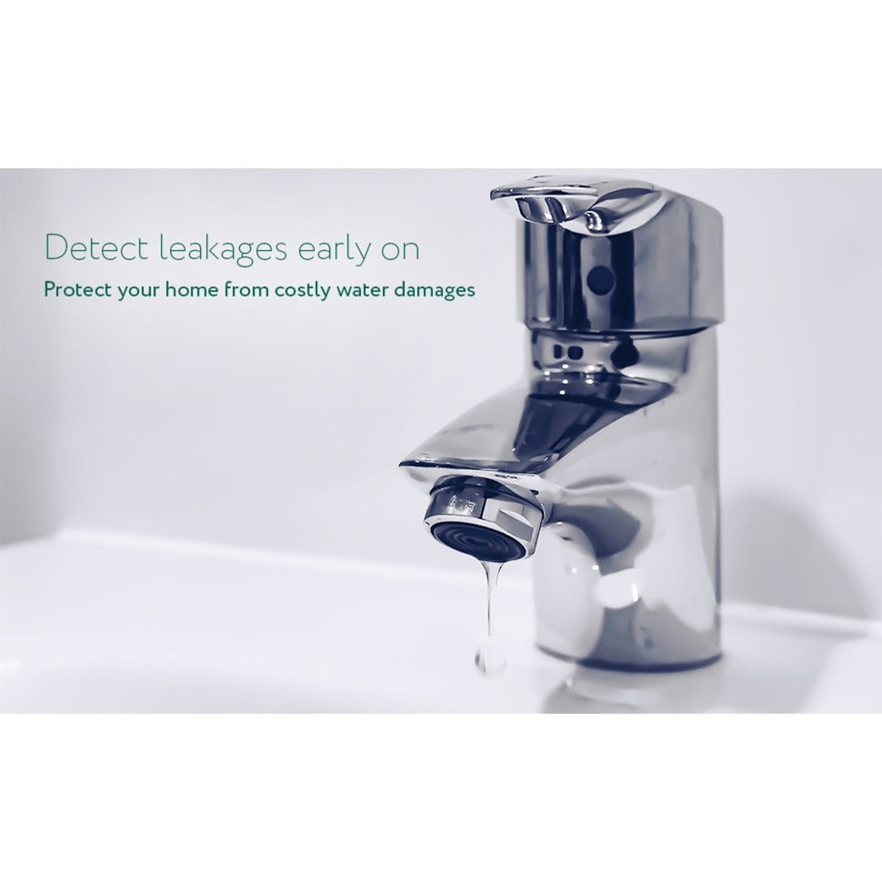 Frient water leak detector melder (wit, zigbee 3.0)