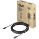Club 3d actieve usb-c 3.2 gen 2 kabel (zwart, 5 meter, 8k 60hz)