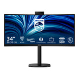 Philips 34b2u3600ch 34 curved ultrawide monitor (zwart, 2x hdmi, displayport, 3x usb-a, usb-b, usb-c, rj-45) - afbeelding 1