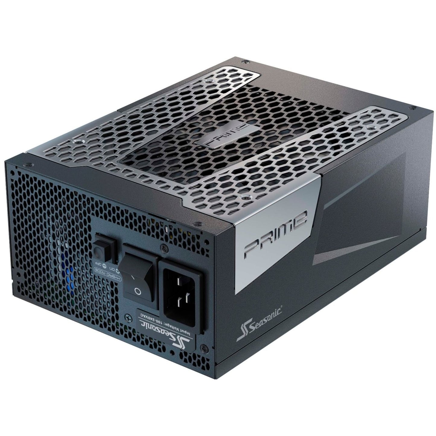 Seasonic prime tx-1600 modulaire 1600 watt voeding (zwart, 2x 12v-2x6, 6x pcie)