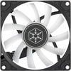 Silverstone air slimmer 90 argb case fan (zwart, 92 x 92 x 15 mm, pwm)