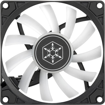 Silverstone air slimmer 90 argb case fan (zwart, 92 x 92 x 15 mm, pwm)