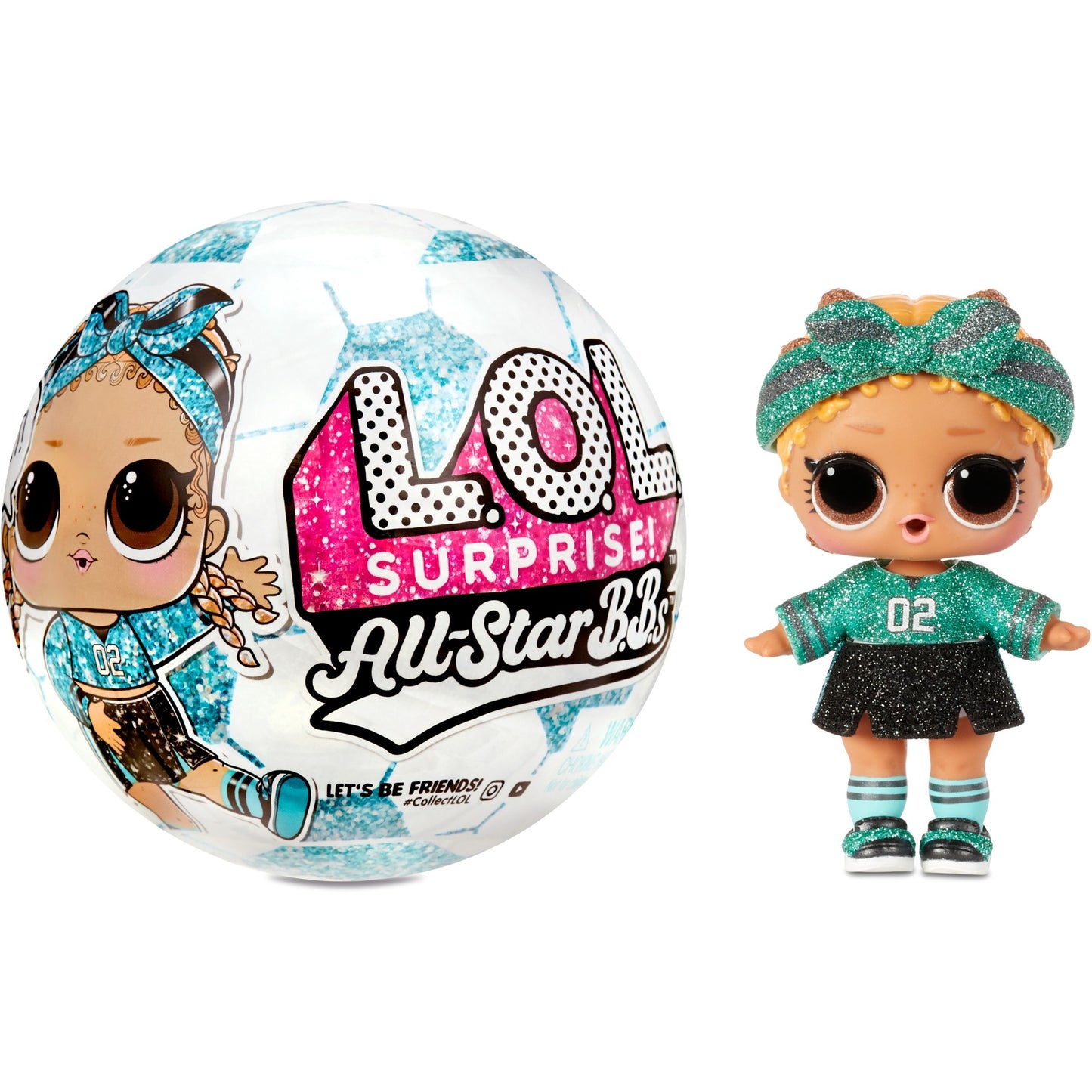 Mga entertainment l.o.l. surprise! all star b.b.s serie 3 voetbal pop (assortiment product)