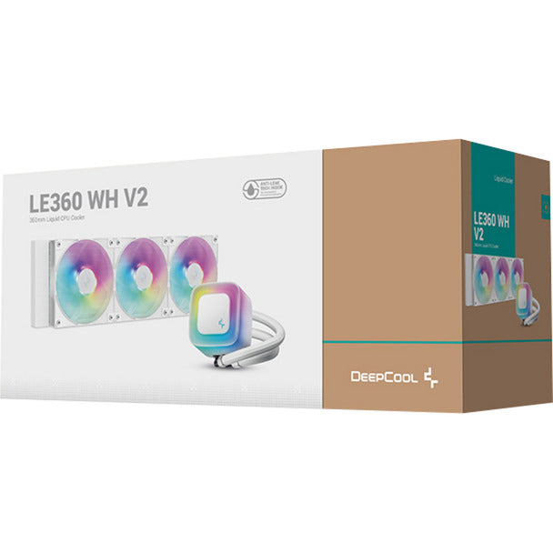 Deepcool le360 v2 waterkoeling (wit)