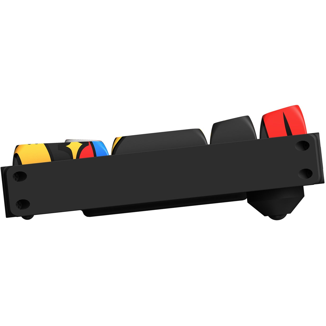 Iqunix f97 graffiti diary wireless mechanical keyboard (zwart, us lay-out (qwerty), cherry mx silent red, 96%, rgb leds, hot-swappable, pbt, 2.4ghz | bluetooth 5.1 | usb-c)