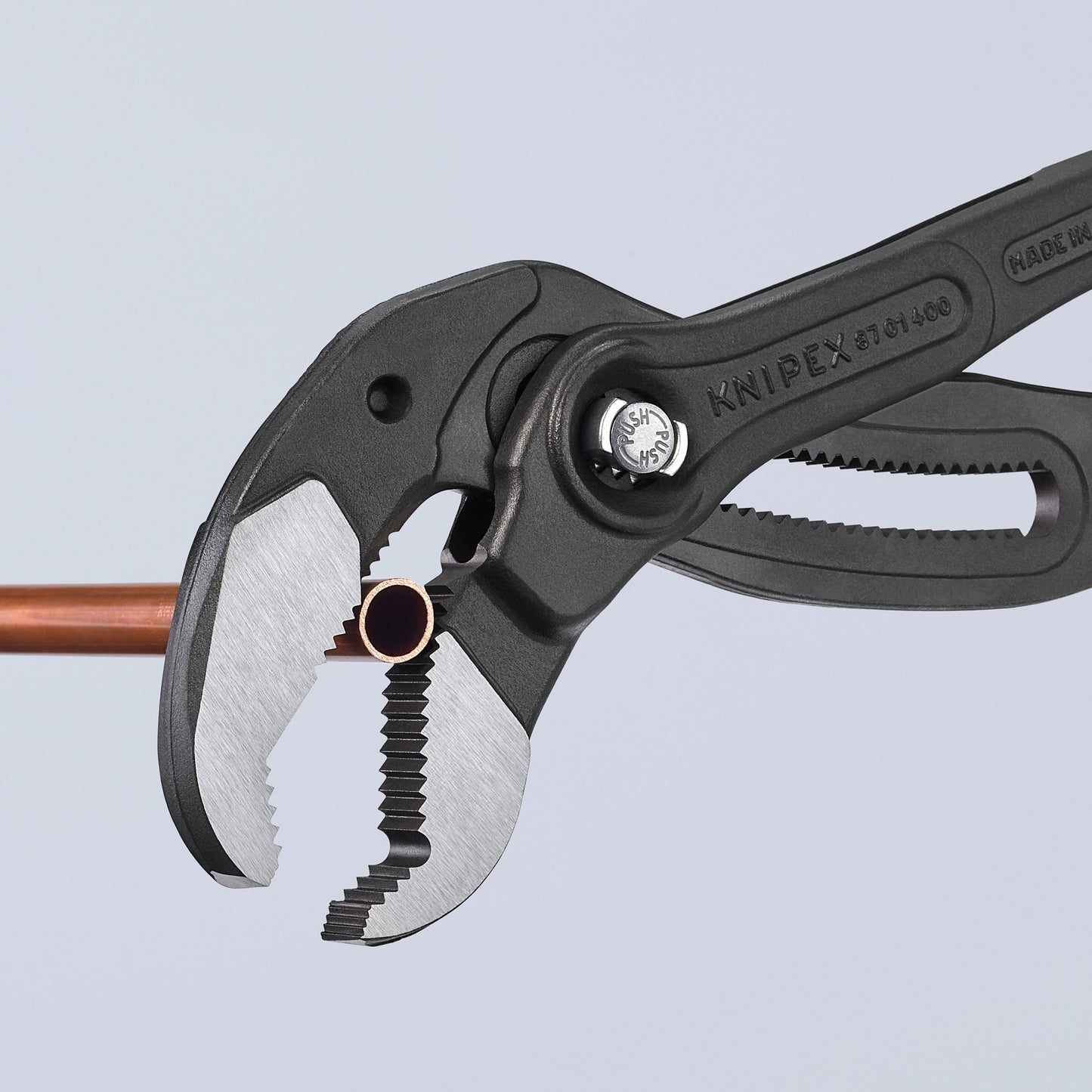 Knipex cobra xl waterpomptang 8701400 zweedse- waterpomp-tang (rood)