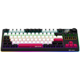 Lorgar kbp70tklw rgb mechanisch gaming toetsenbord (zwart, us lay-out (qwerty), logar toxic purple, 80% (tkl), rgb, hot-swappable, pbt double-shot, bluetooth | 2.4ghz | usb) - afbeelding 3
