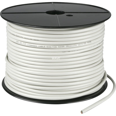 Goobay cat.5e netwerkkabel (grijs, 100 meter, f utp, rj-45, kabelrol, flexibel)